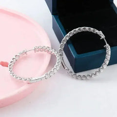 Personalized Big Diameter Earrings – Luxury Statement Jewelry - Femstylo