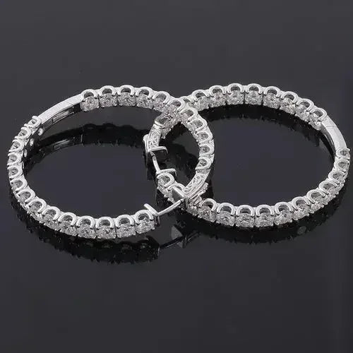 Personalized Big Diameter Earrings – Luxury Statement Jewelry - Femstylo