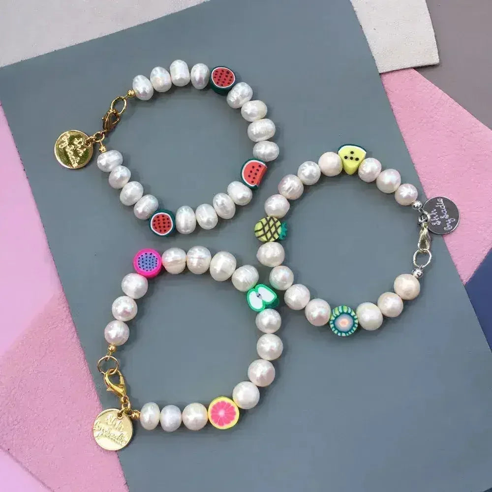 Pearl Fruit Bracelet - pick your own! - Femstylo