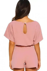 Belted Playsuit - Femstylo