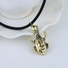 Hot Movie Supernatural Dean Leather Rope Coppery Pendant Necklace for Women Men Winchester Jensen Jewelry Ackles Amulet Vintage