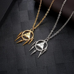 Stainless Steel Anime Millennium Wisdom Wheel Cosplay Pendant Necklace Jewelry Gift