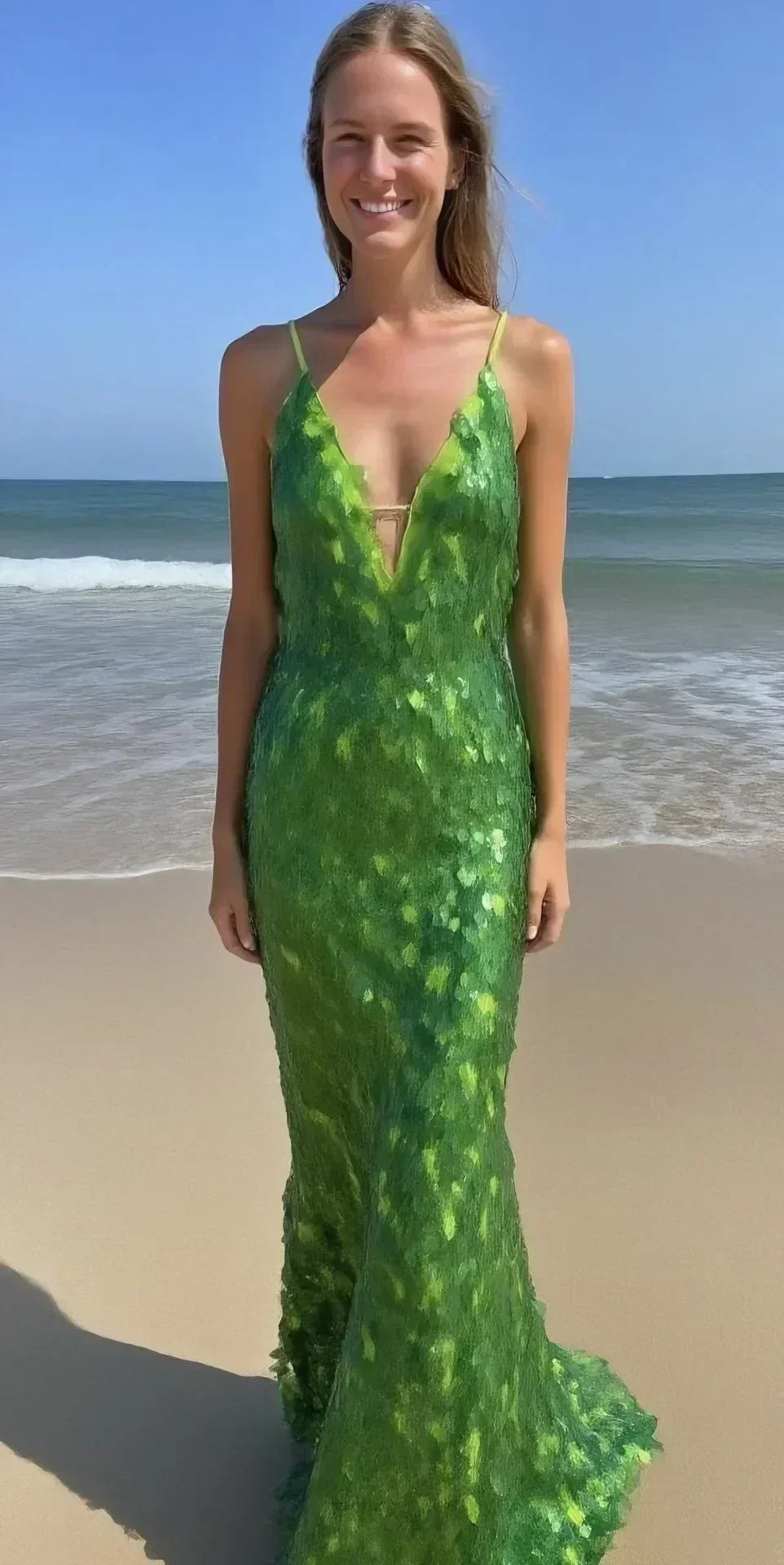 Sexy Women Maxi Dresses Elegant Sequins Sleeveless Female Long Dress Fashion  Solid Deep V Neck Ladies Party Robe Dress