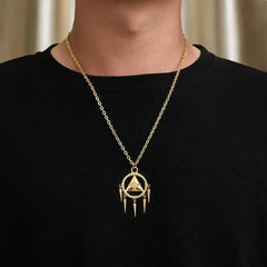 Stainless Steel Anime Millennium Wisdom Wheel Cosplay Pendant Necklace Jewelry Gift