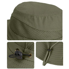 Outdoor Camping Fishing Hiking Sunscreen Fisherman Hat Solar Fan Cap Portable Solar Charging Cap With Fan For Unisex