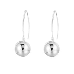 925 Sterling Silver Vintage Tassel Ball Earrings For Women Trendy Earring Jewelry Prevent Allergy Party Accessories Gift