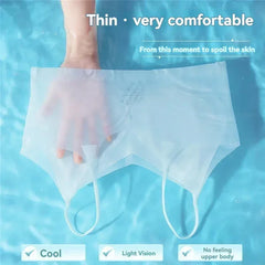 3PCS Ultra-Thin Breathable Ice Silk Top Bras Women's Bustier Underwear Seamless Back Halter Vest Wrap Wireless Bras Solid Color