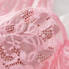 Sexy Lingerie Set Women Erotic Bra Nightdress Sexy Lace Sleepwear Solid Slim Soft Dresses V Neck Full Slip Sleepwear & Dresses