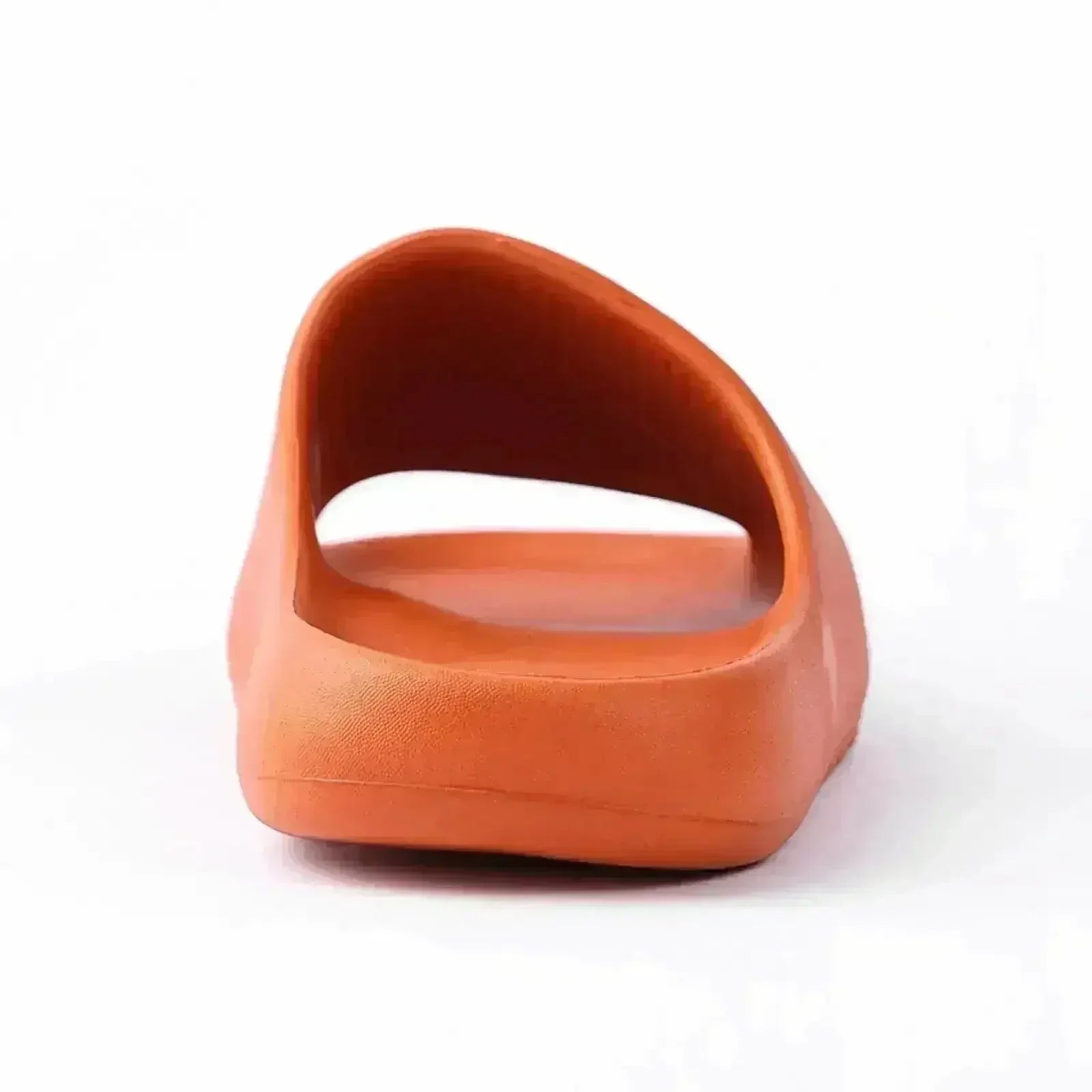 Platform Pillow Slides for Women - Orange Chunky Shower Slippers - Femstylo