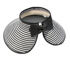 Women's Summer Hat Large Brim Foldable Breathable Empty Top Sun Hat Beach Accessories Outdoor Casual Sunshade Sunhat Visor New