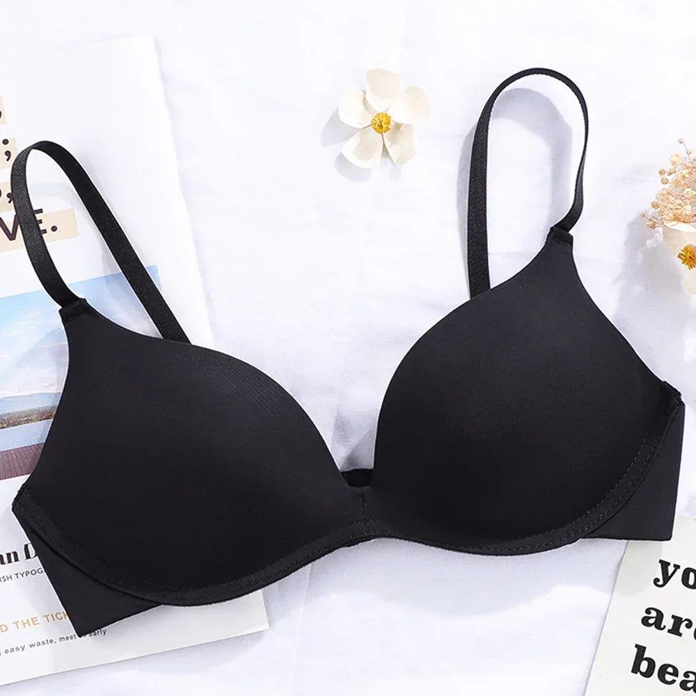 Womens Bralette Wireless Girls Gather Lingerie Sexy Underwear Small Chest Development Stage Bras BH Tops Size AAA AA A B Cup