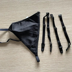 Sexy Lingerie with Garters Sets Women's Lace Hem Overbust Corset Lace Up Zipper Waist Body Shaper Boned Corset Bustier Plus Size