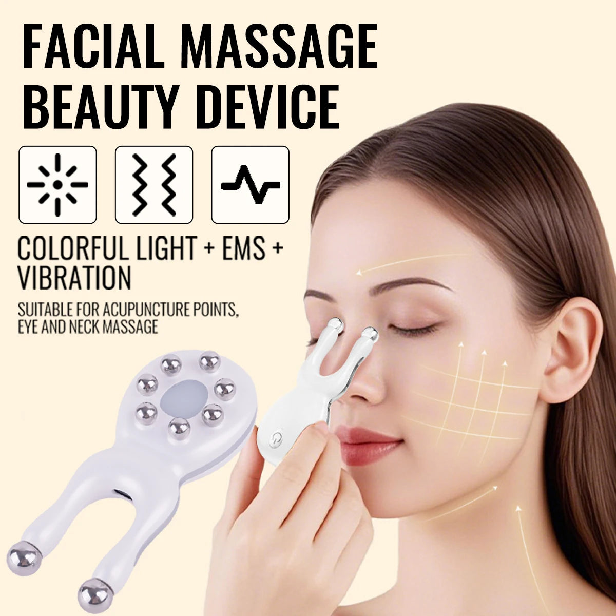 7 in 1 EMS Facial Beauty Device Skin Rejuvenation Face Massage Wrinkle