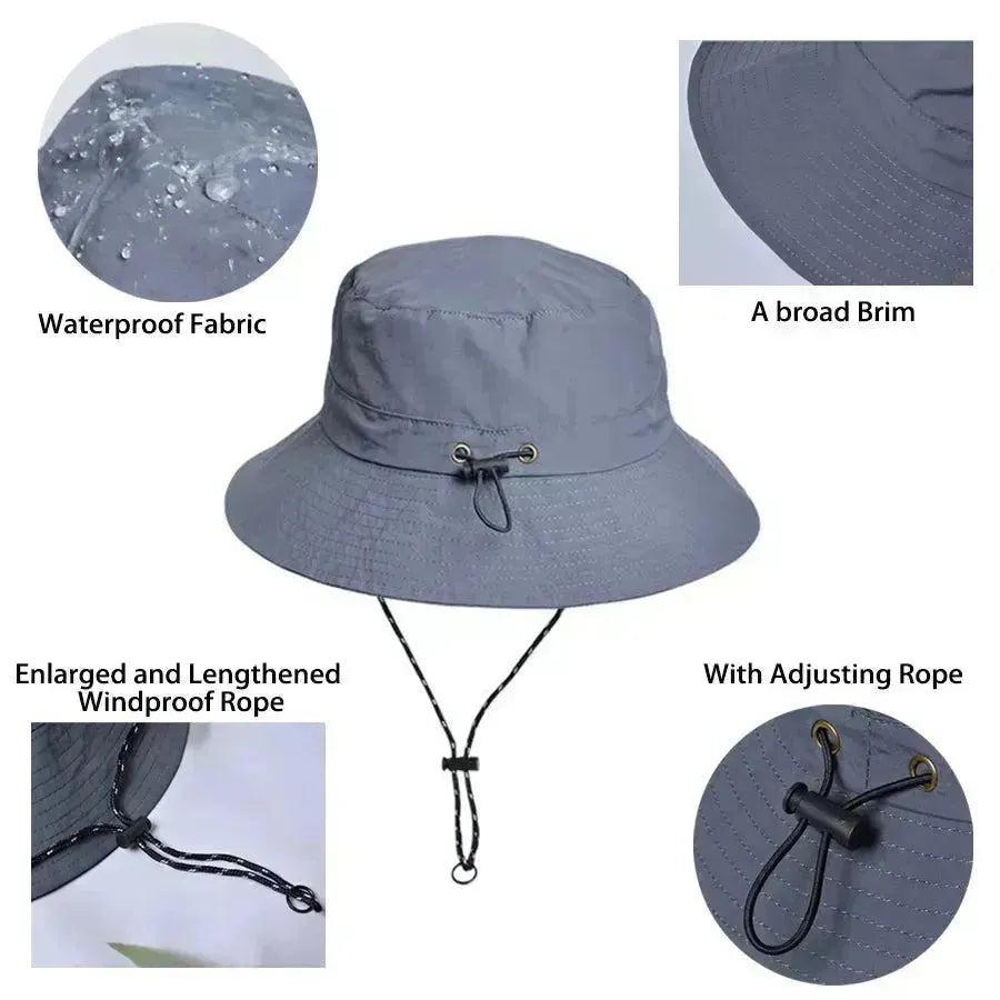 Women Waterproof Sun Hat - UPF50+ UV Protection & Foldable