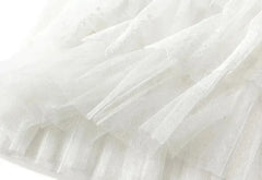 Women's High Waisted Slimming Sand Cake Skirt, Half Skirt, High-End Feeling Gauze, Long Skirt, Summer, , 2025 Hundred fold skirt