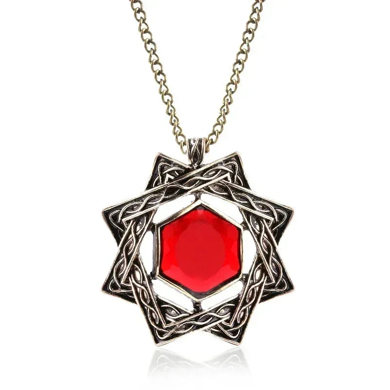 Amulet of Mara Arkay Necklace Morrowind Pendant Necklace for Women Men Cosplay Jewelry Gift