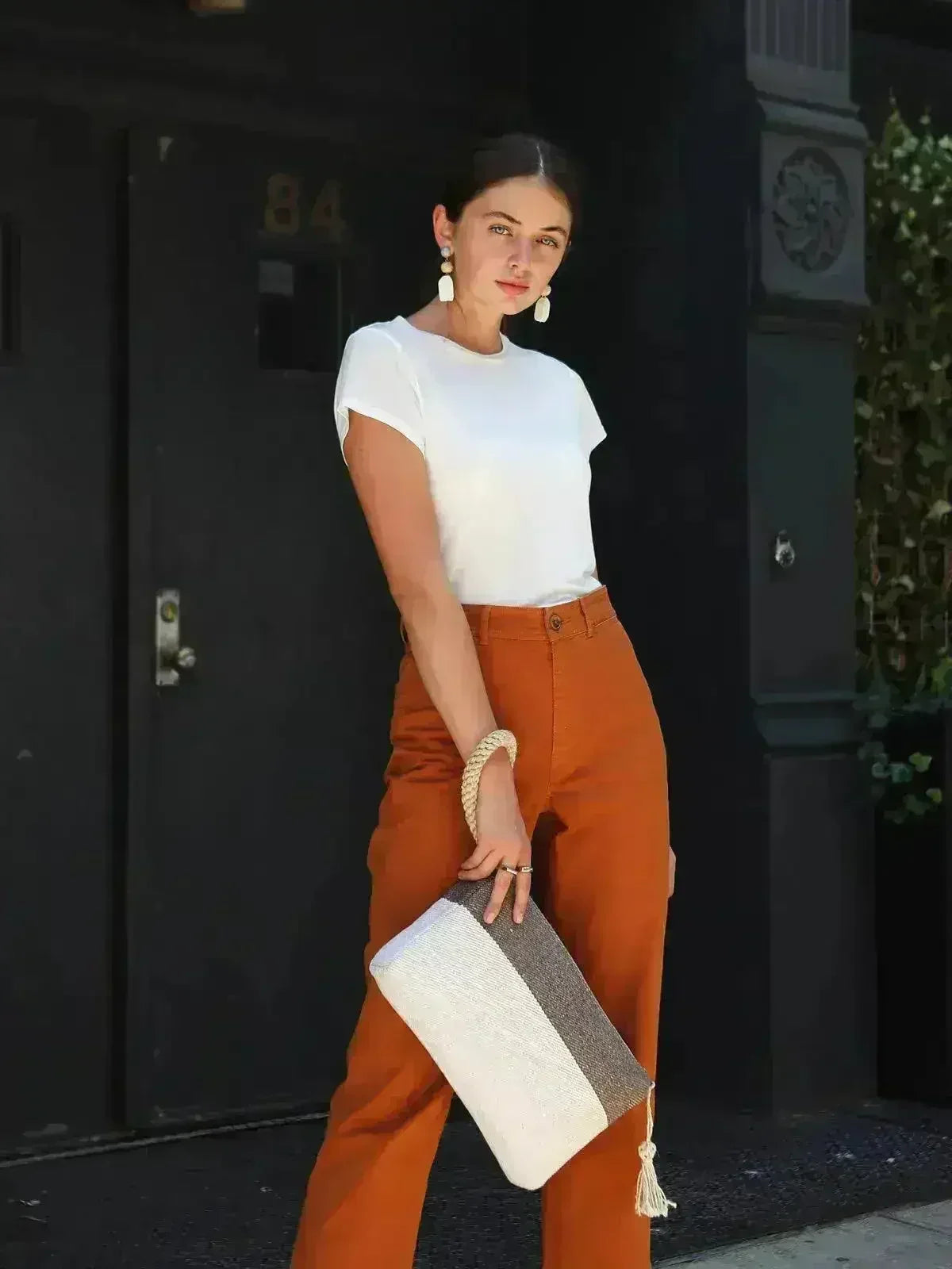 Block A Clutch - Brown - Femstylo