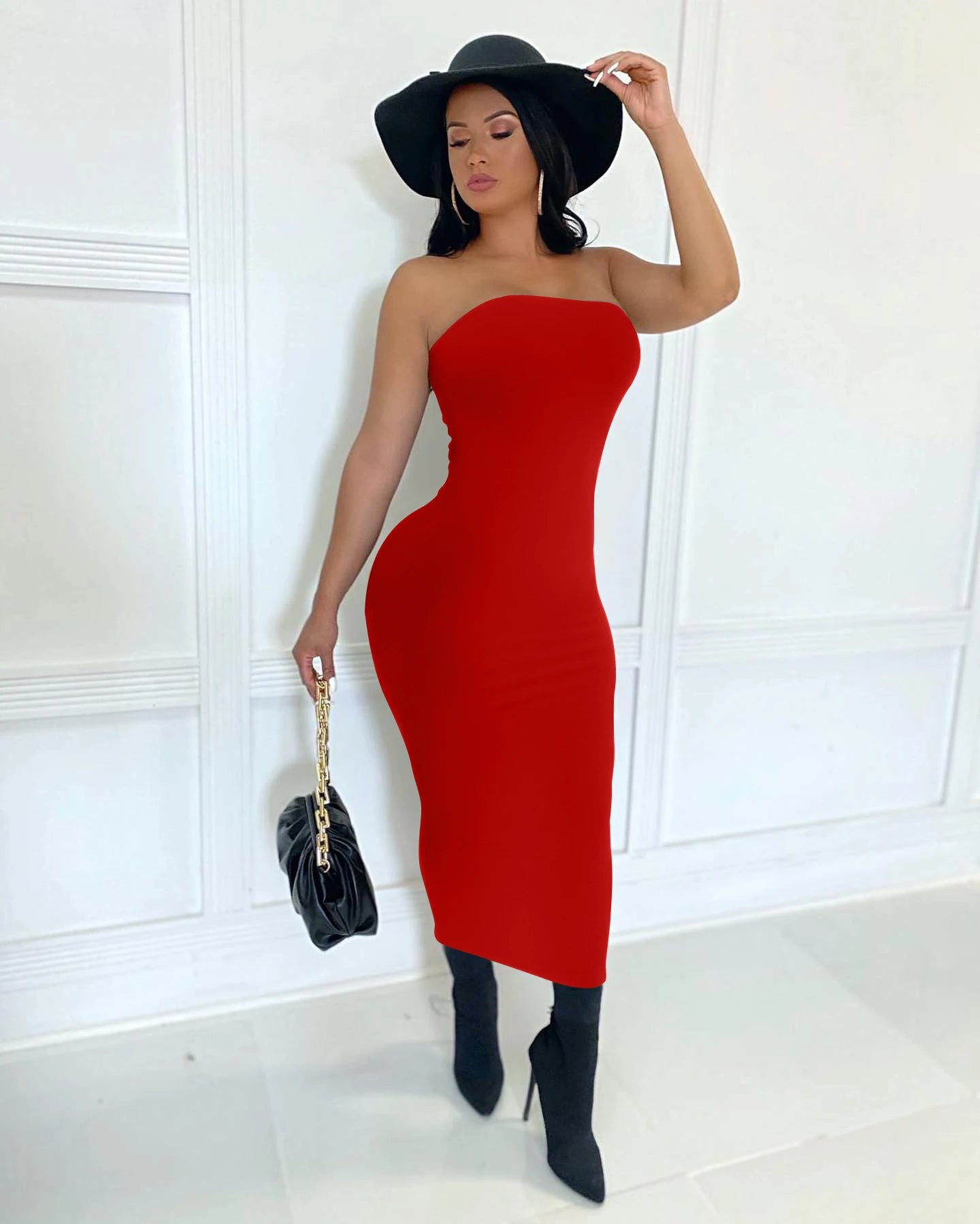 Sexy Chest Wrap Beach Dress | Sleeveless Maxi Summer Dress -femstylo