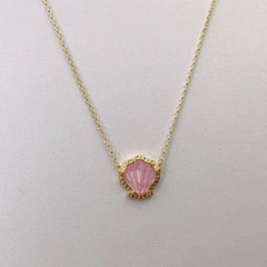 Shell-shaped Short Pendant Necklace for Women, Fashion Jewelry, Unique Gifts