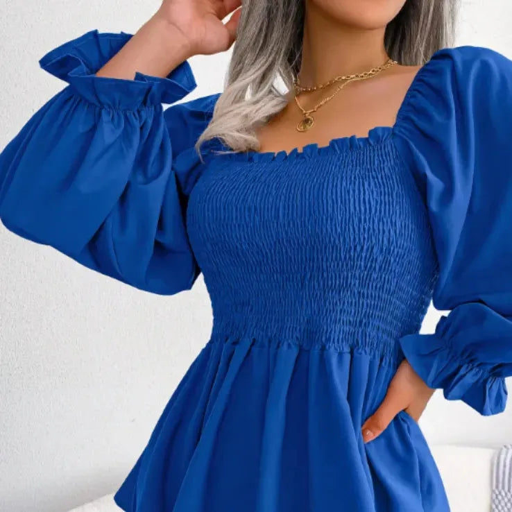 Womens Loose Fit Chiffon Blouse - Femstylo