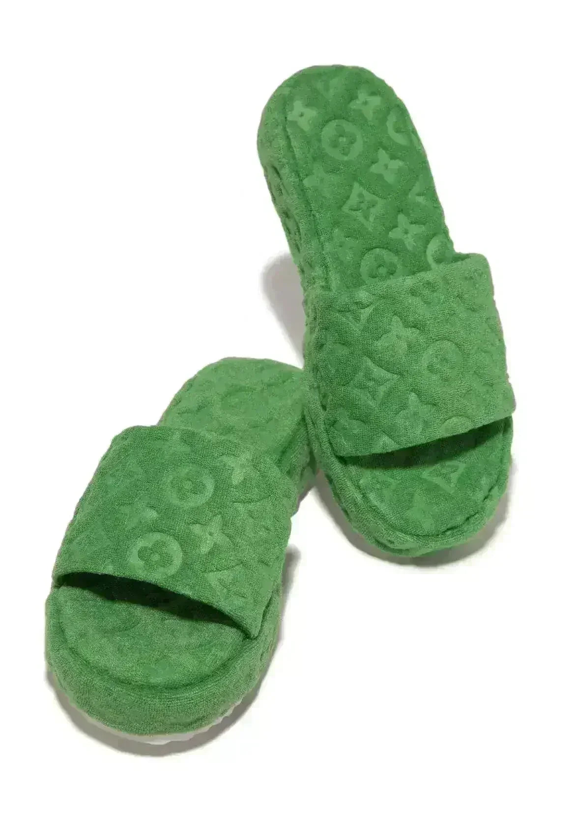 Fur Slippers for Women Flower Slides - Femstylo