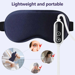 3D Eye Mask 6 level Vibration Eye Mask 3 Level Heated Electric Steam