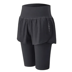 DRUR Yoga Shorts Women Summer Five-Quarter Athletic Shorts Elastic Waist Running Workout Short Leggings For Ladies Sport Shorts