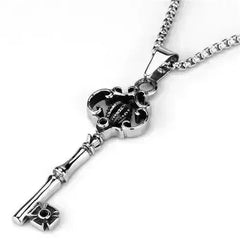 TK1988 - High polished (no plating) Stainless Steel Necklace with No - Femstylo