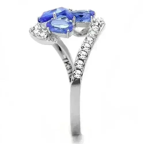 TK3211 - High polished (no plating) Stainless Steel Ring with - Femstylo