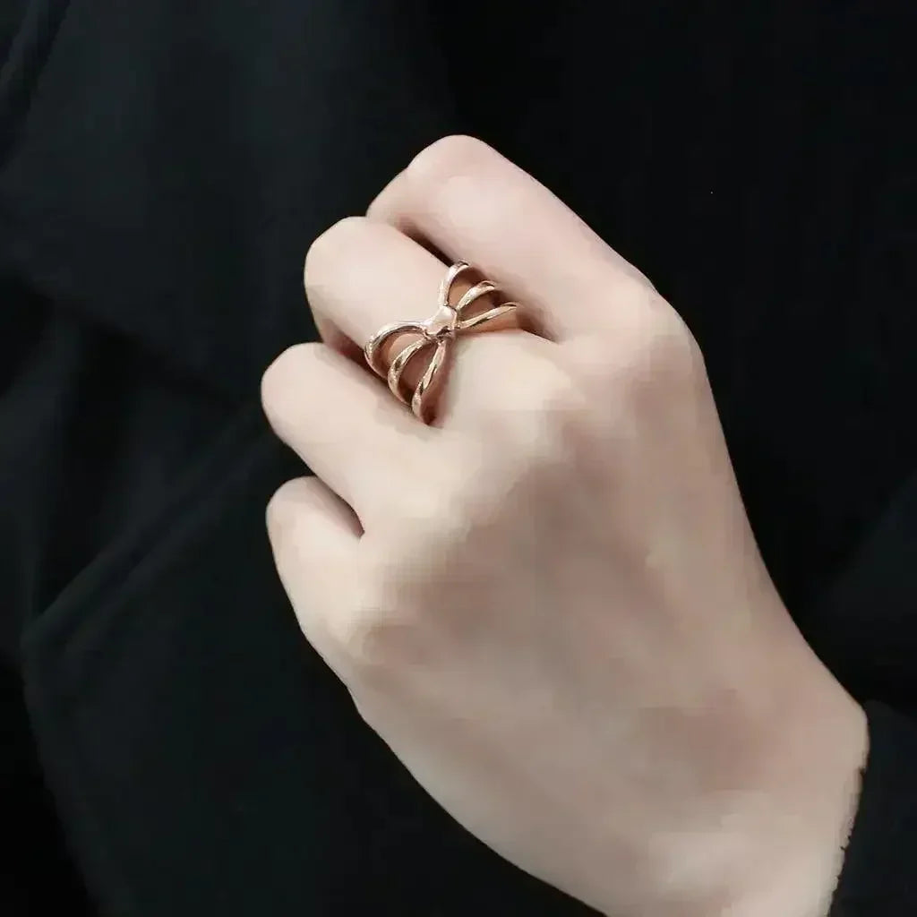 TK3575 - IP Rose Gold(Ion Plating) Stainless Steel Ring with No Stone - Femstylo