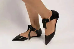 Eleora Leather Flats - Femstylo