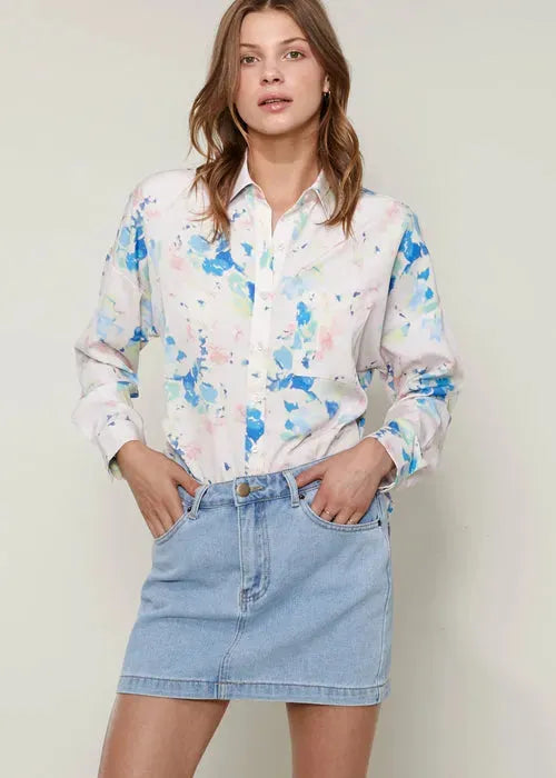 Women's Printed Shirt Blouse - Femstylo