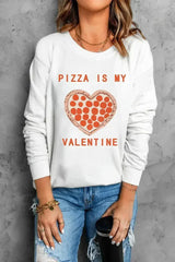 Graphic Print Sweatshirt - Femstylo