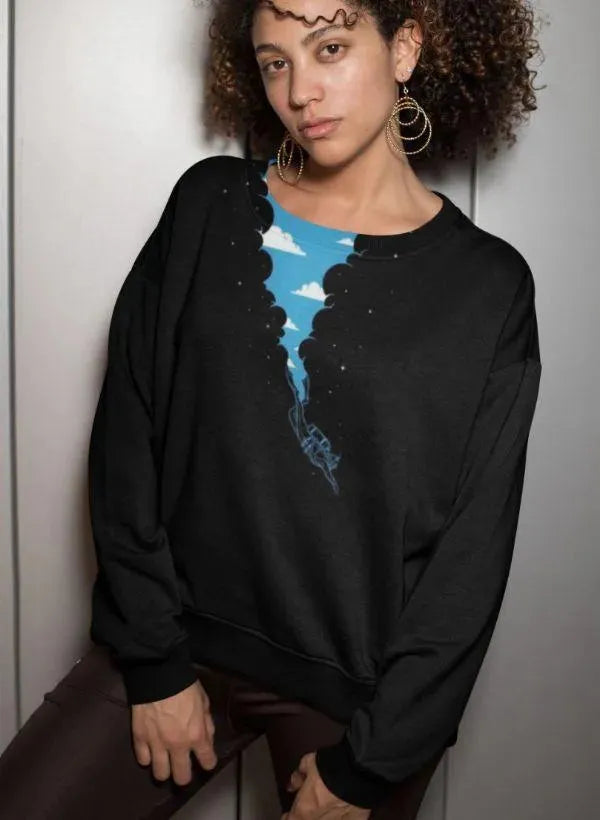 Cave Inside Sublimation Sweatshirt | Stylish & Warm - Femstylo