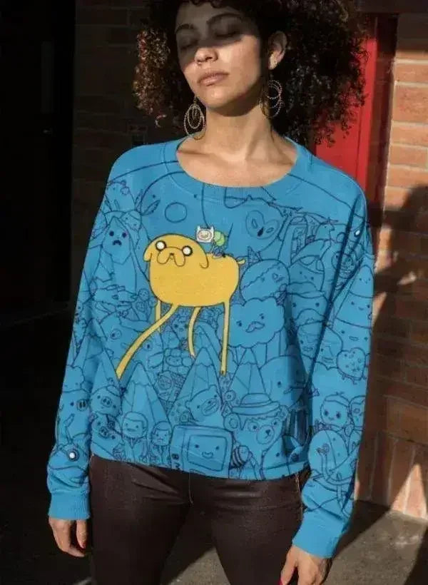 Cute Art Sublimation Sweatshirt - Femstylo