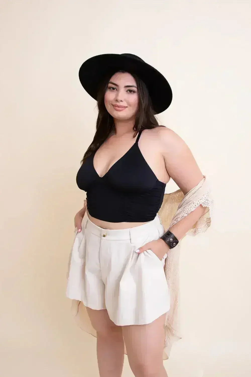Ruched Bralette Plus - Femstylo