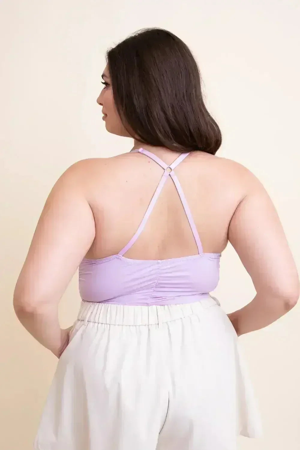 Ruched Bralette Plus - Femstylo