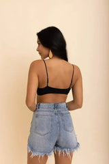 Sheer Mesh Basic Bralette - Femstylo