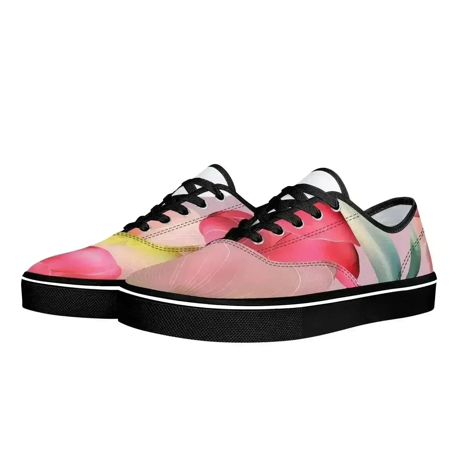 Jacki Easlick Floral Garden Print Canvas Sneakers - Femstylo