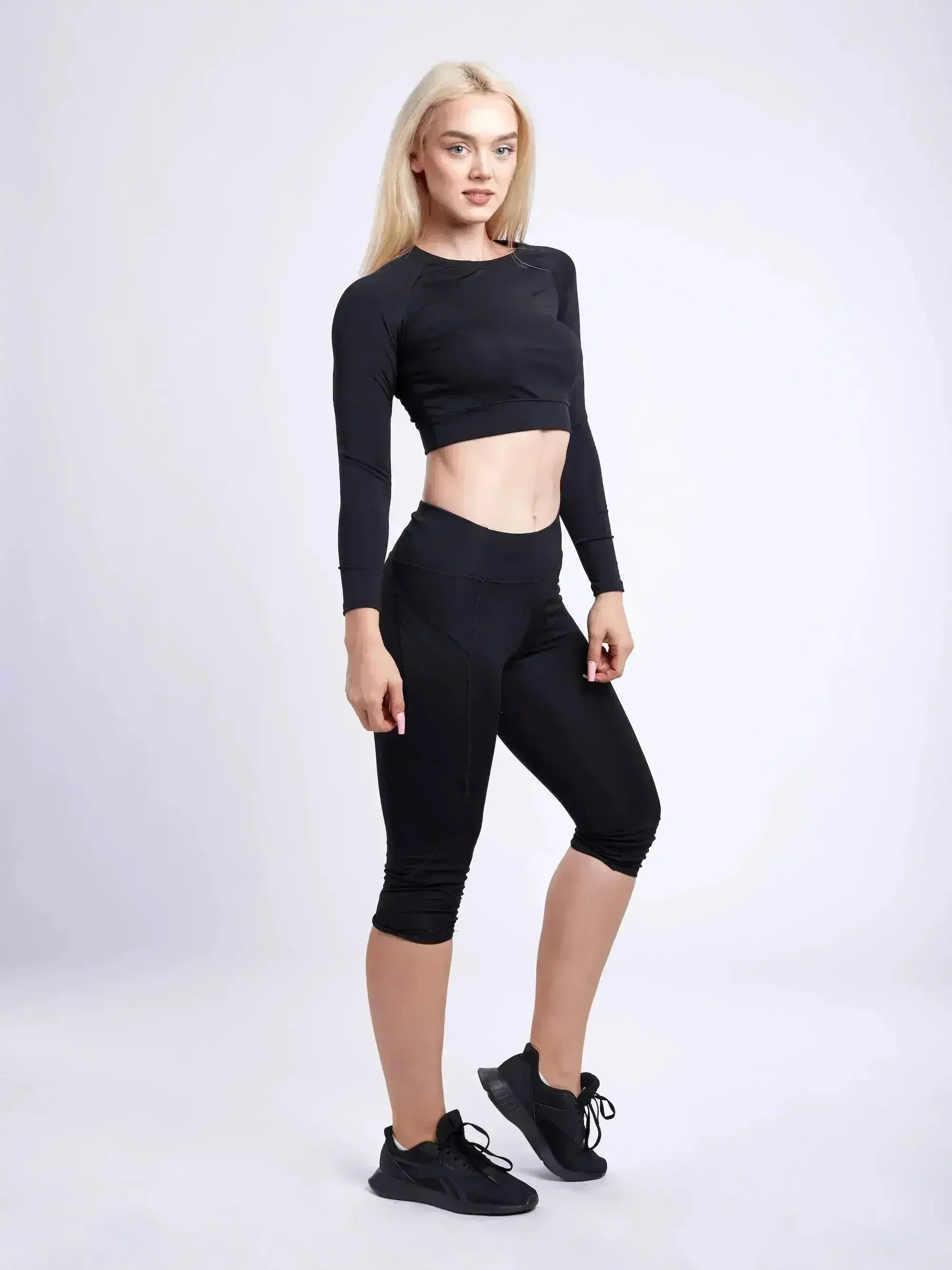 Long-Sleeve Crop Top - Femstylo