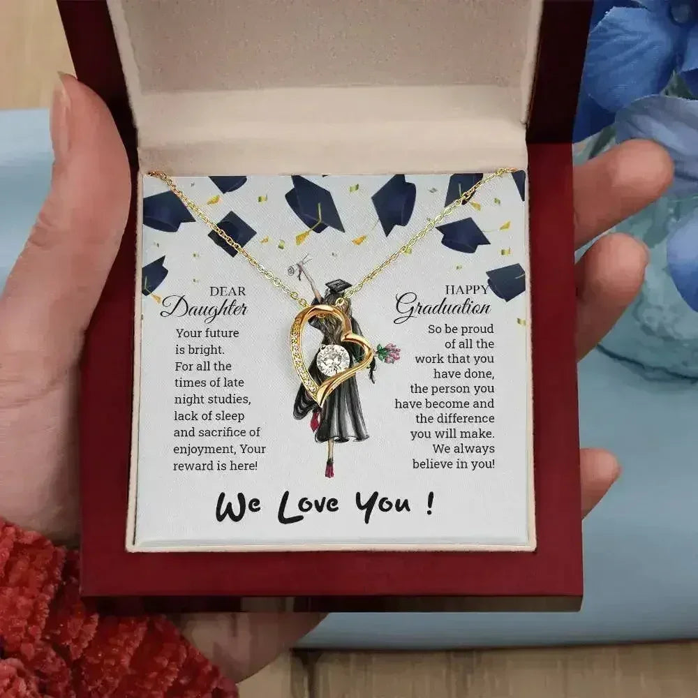 For Graduate | Congratulations - Forever Love Necklace - Femstylo