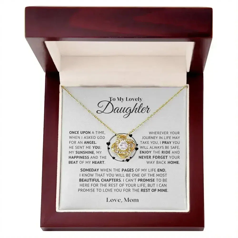 to my daughter necklace from mom - Femstylo