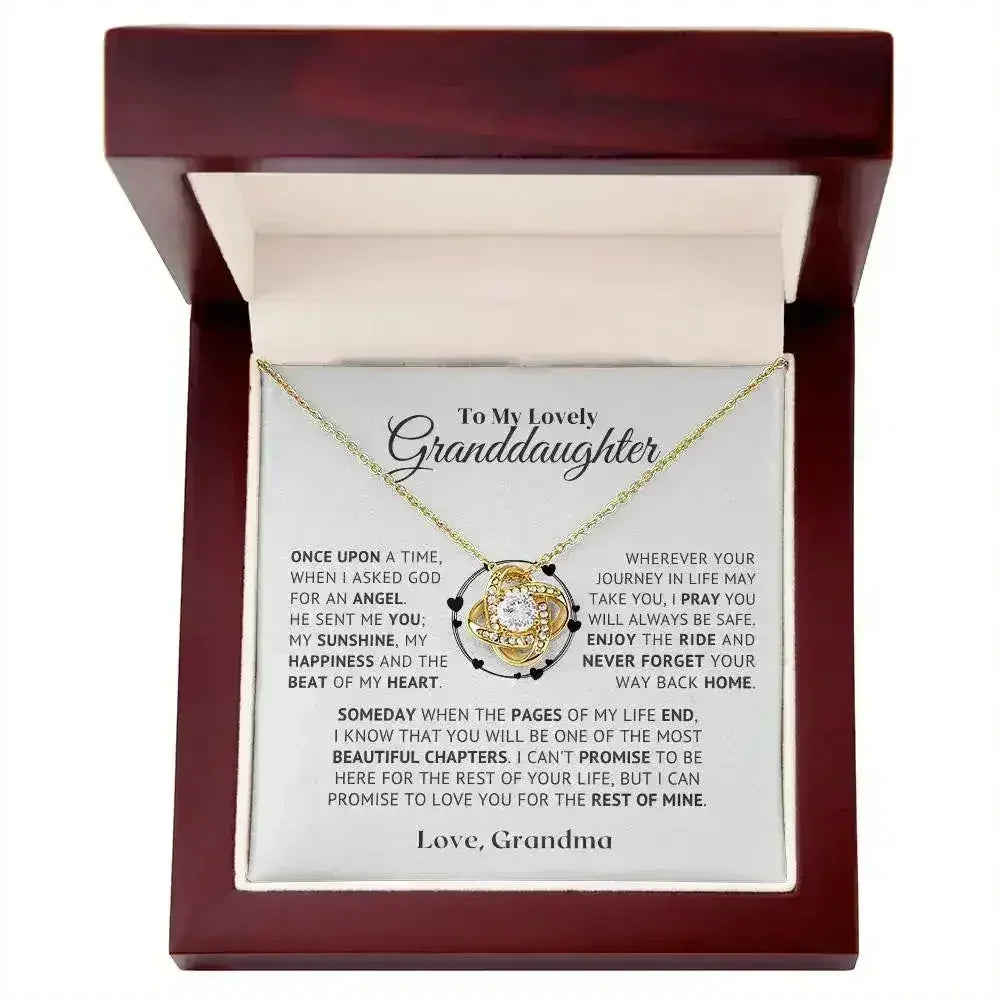 to my lovely granddaughter necklace from grandmom - Femstylo