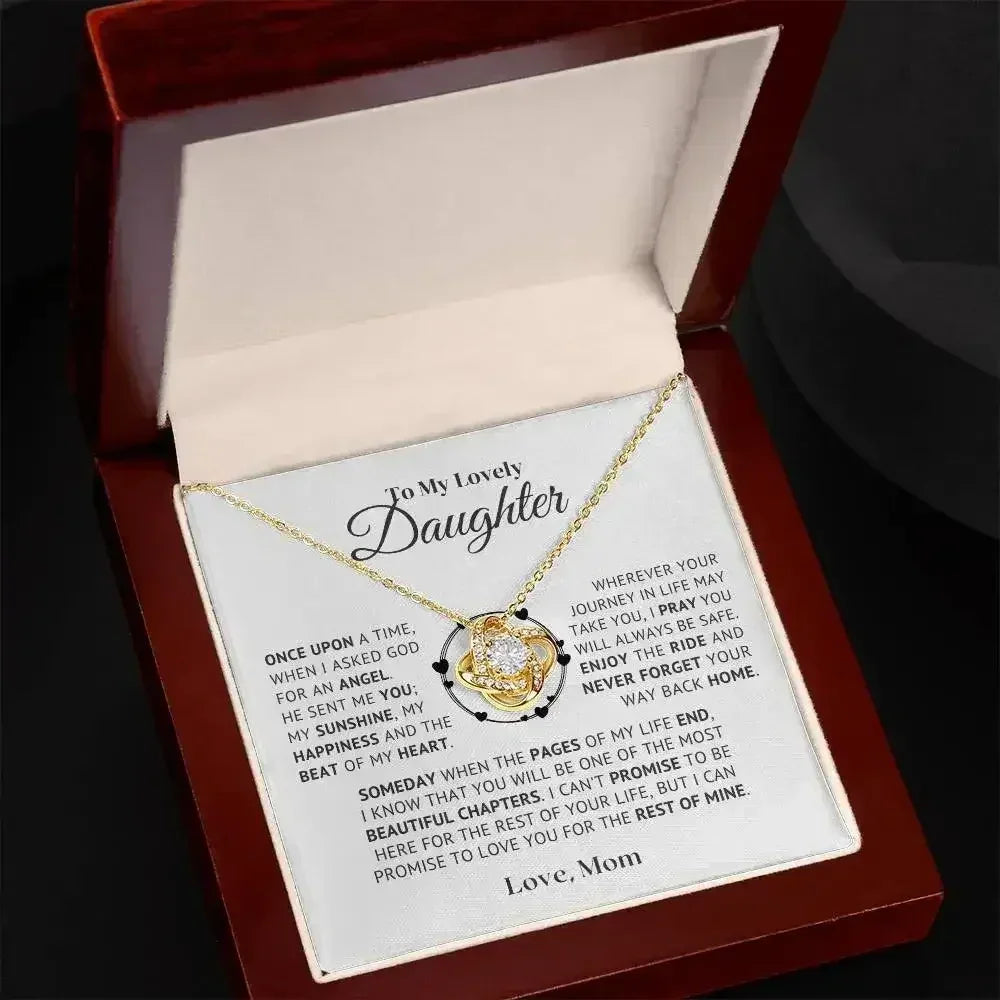 to my daughter necklace from mom - Femstylo