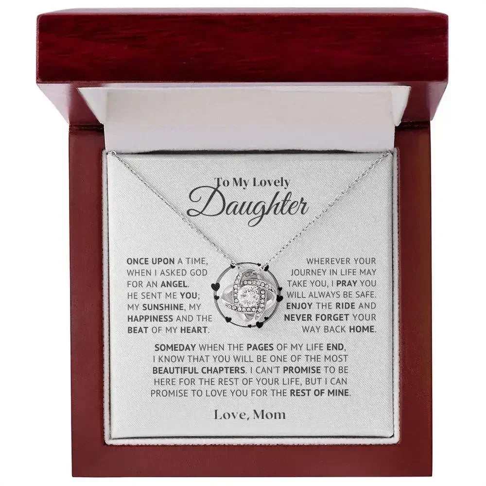 to my daughter necklace from mom - Femstylo