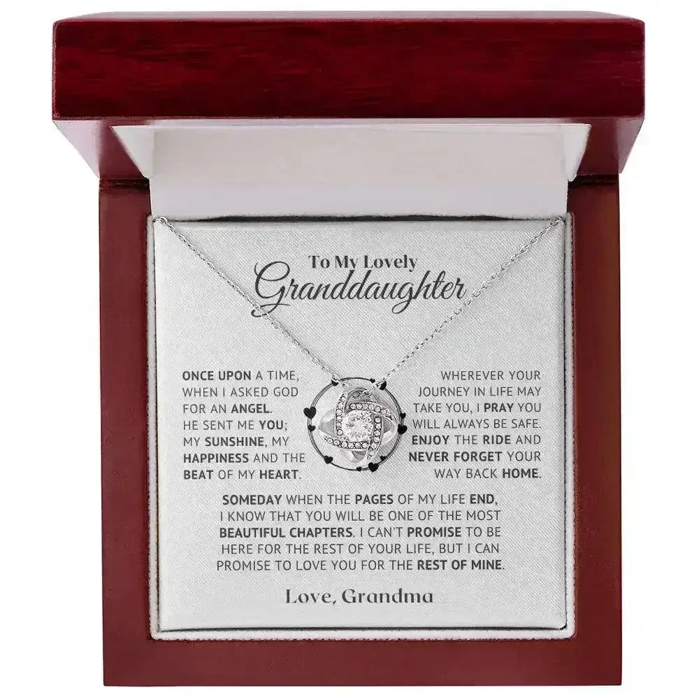 to my lovely granddaughter necklace from grandmom - Femstylo
