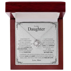 To My Daughter | I Love You - Love Knot Necklace - Femstylo