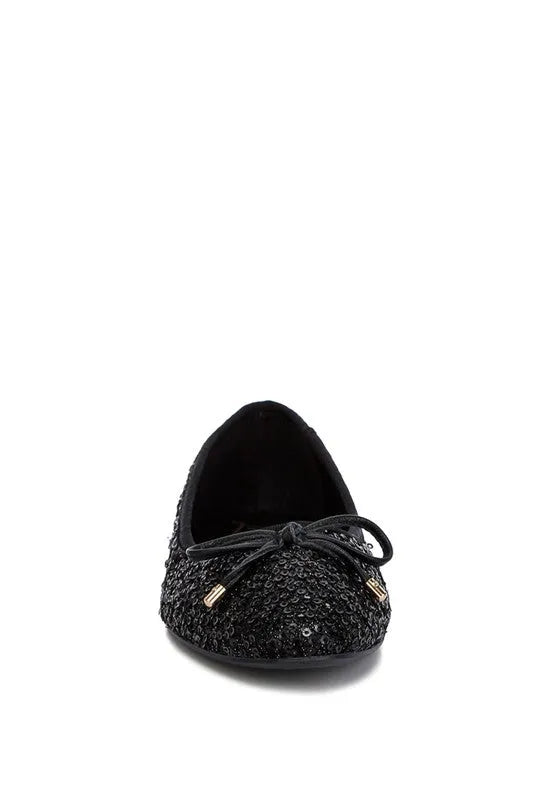 Ringo Sequin Embellished Ballet Flats