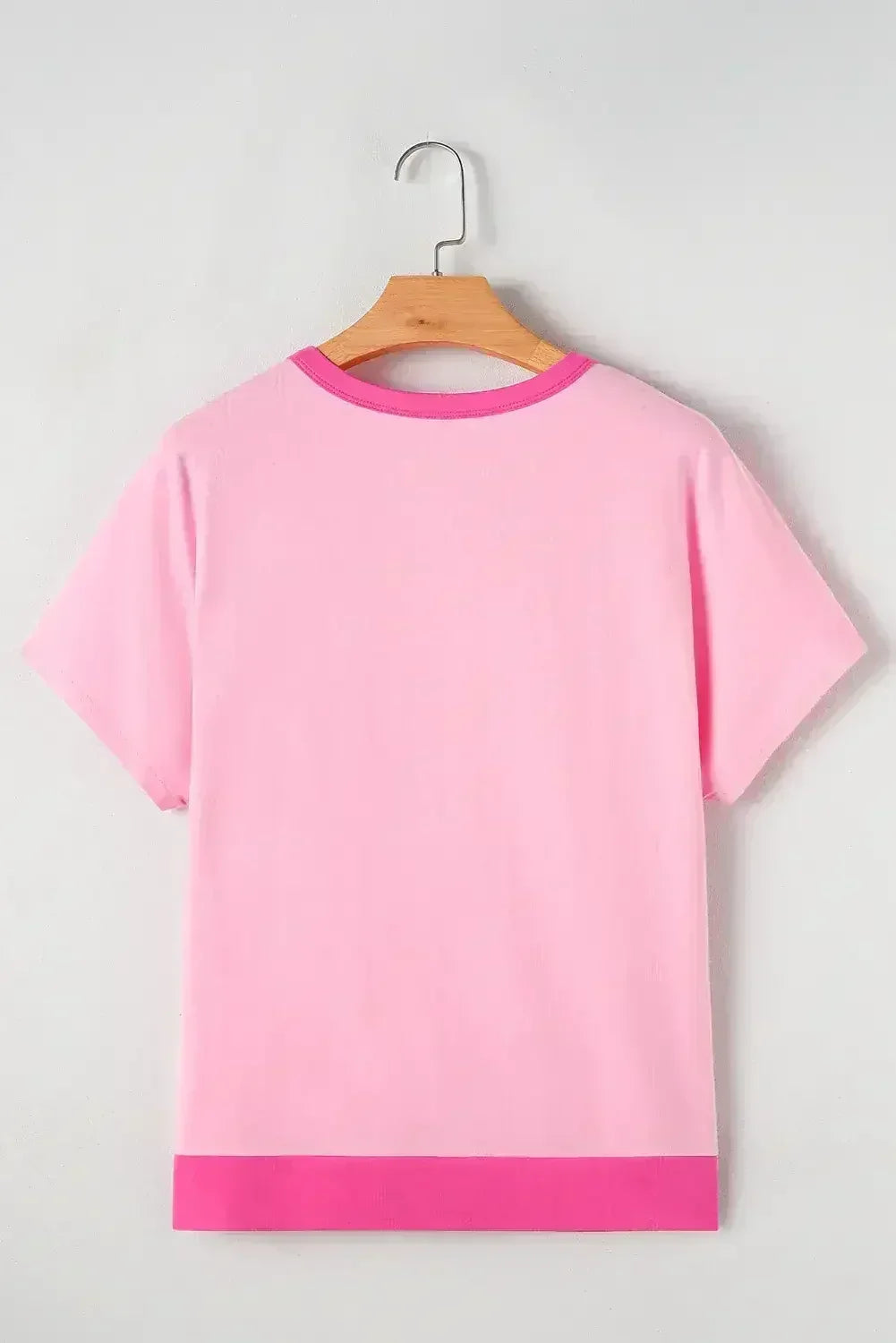 Mint Green Colorblock Half Buttons Henley T Shirt - Femstylo