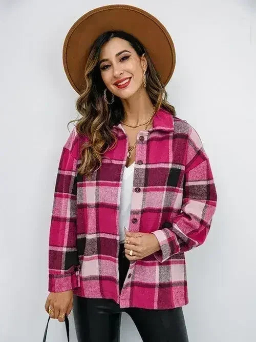 Pumpkin Spice Button-Down Jacket - Femstylo
